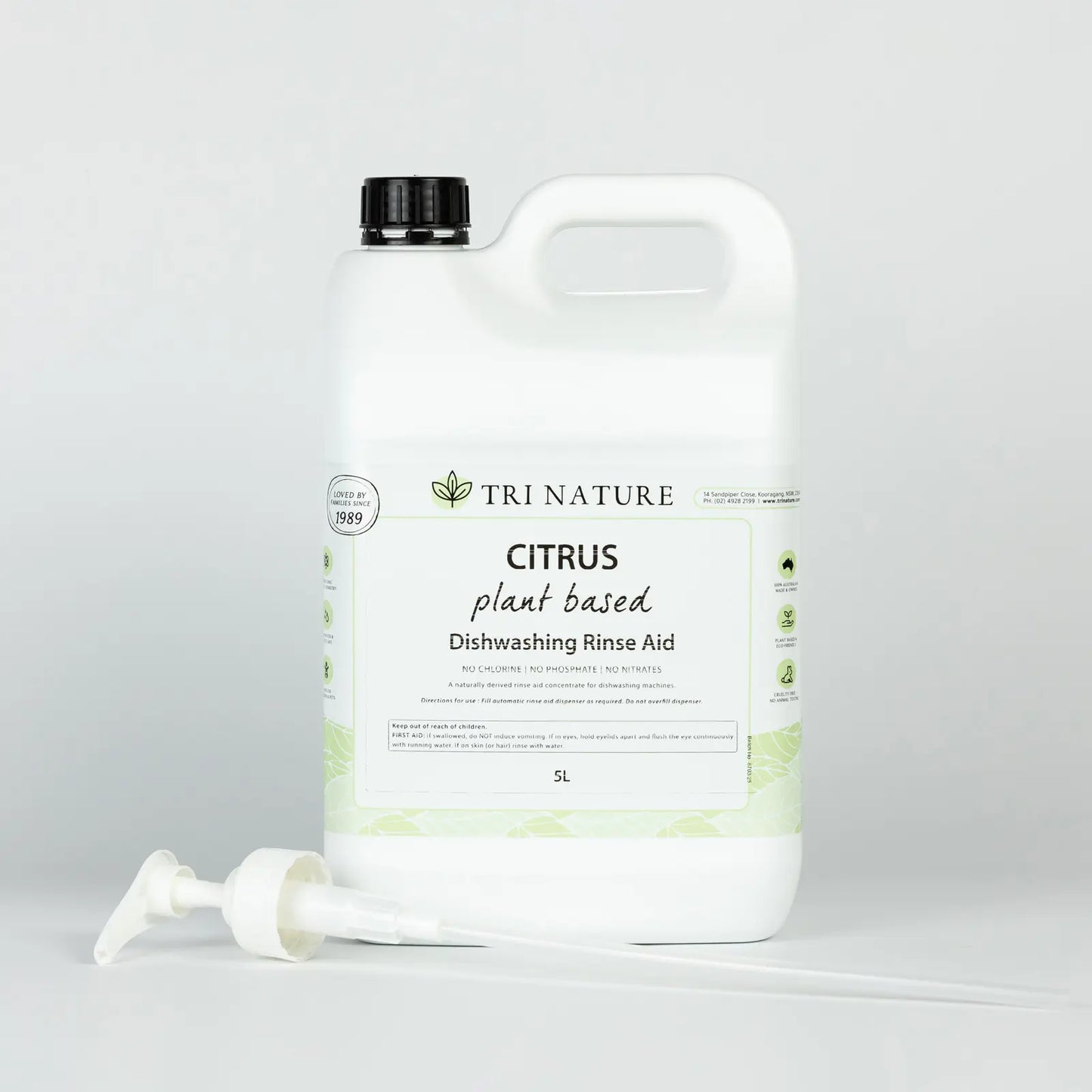 Dishwashing Rinse Aid - Citrus & Bergamot