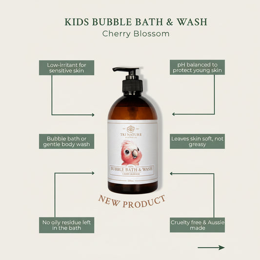 Kids Bubble Bath & Wash - Cherry Blossom