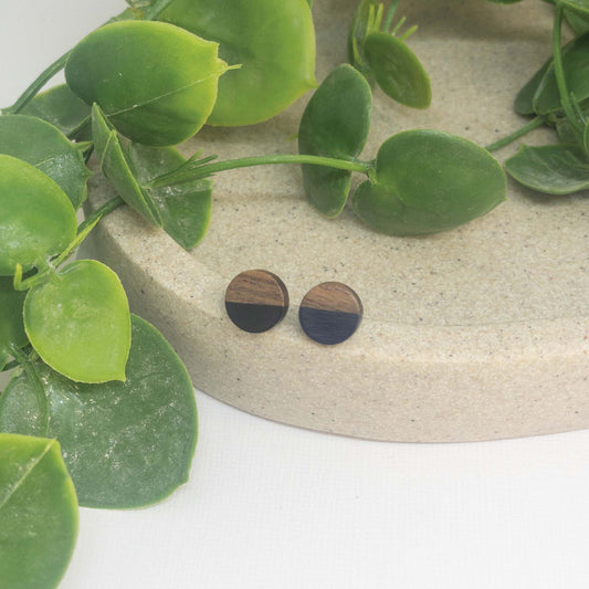 Wooden Stud Earrings