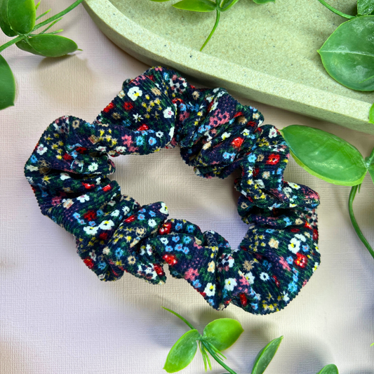 Tiny Flower | Floral Scrunchie