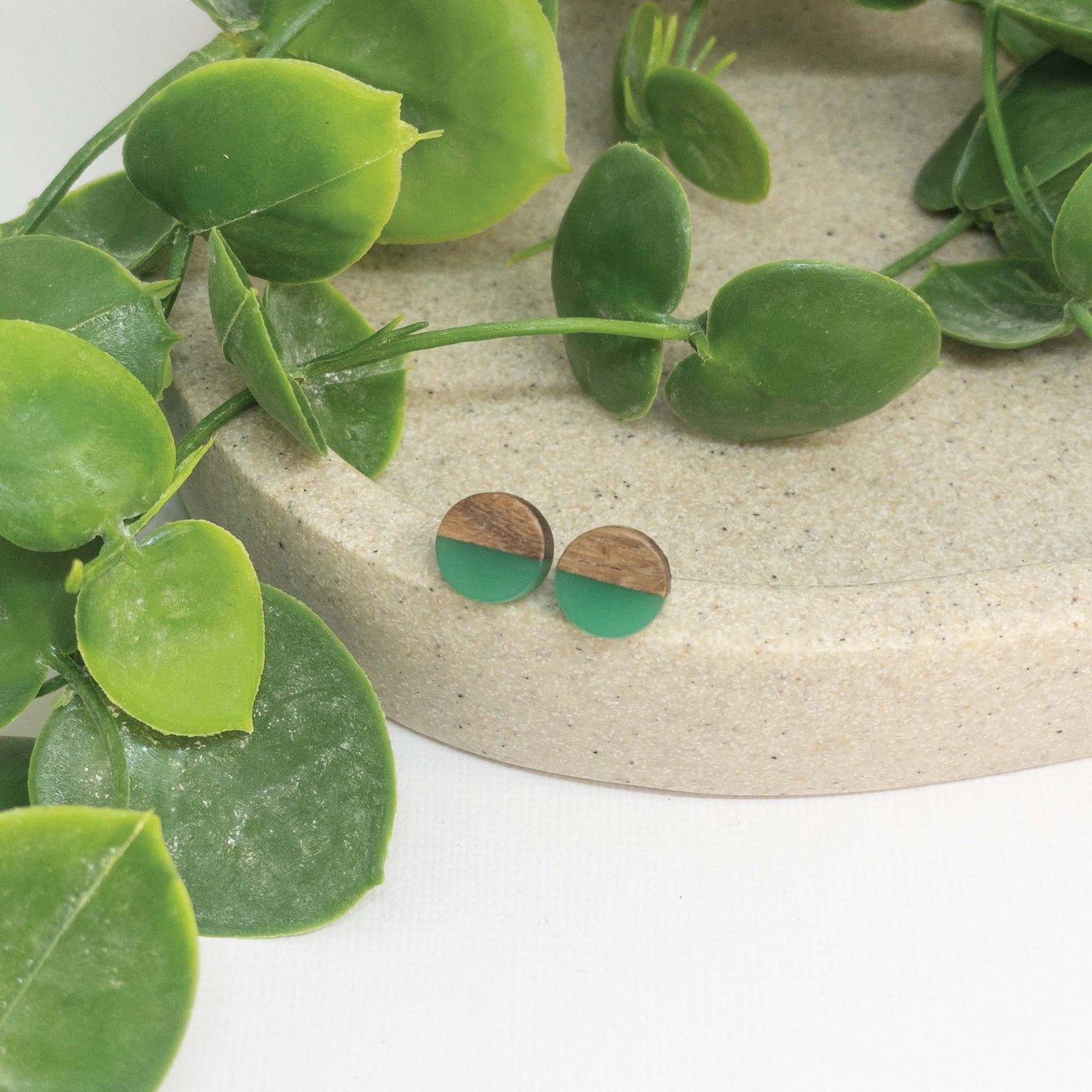 Wooden Stud Earrings