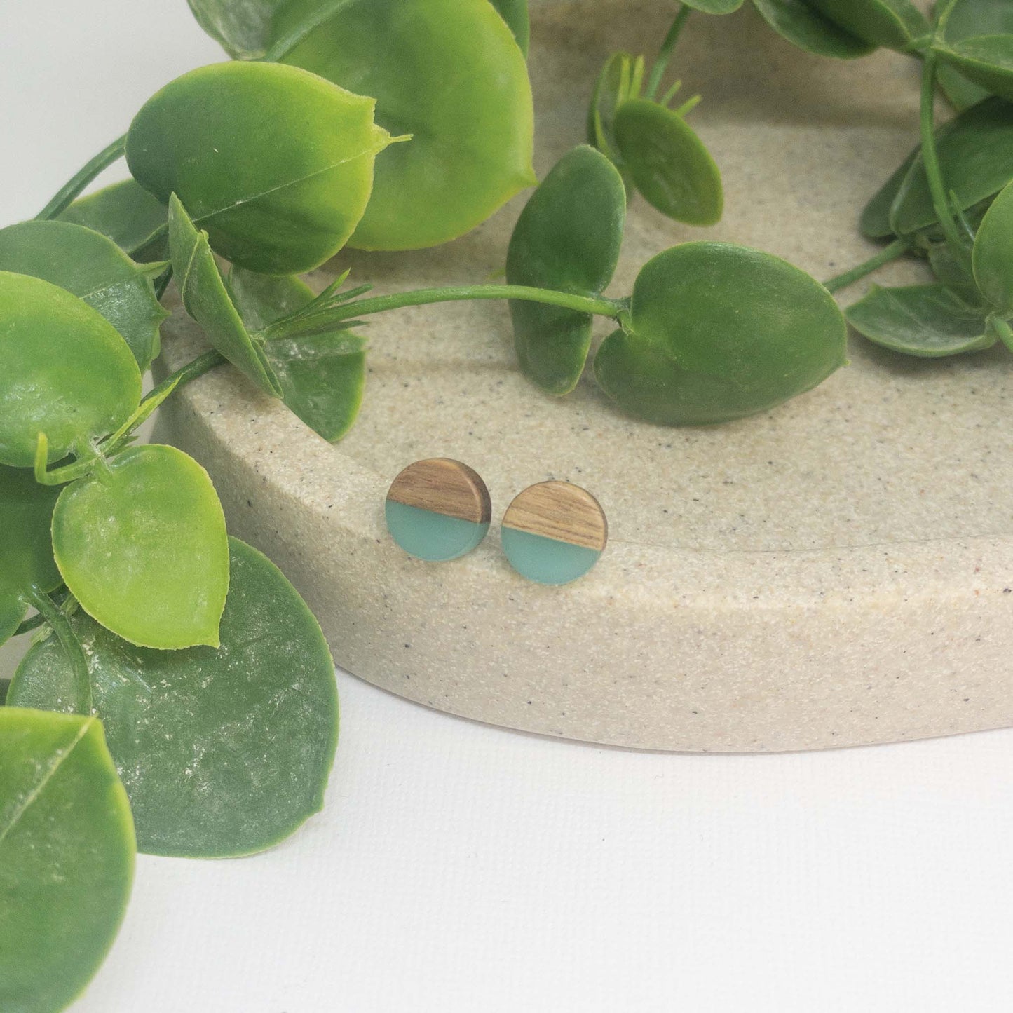 Wooden Stud Earrings