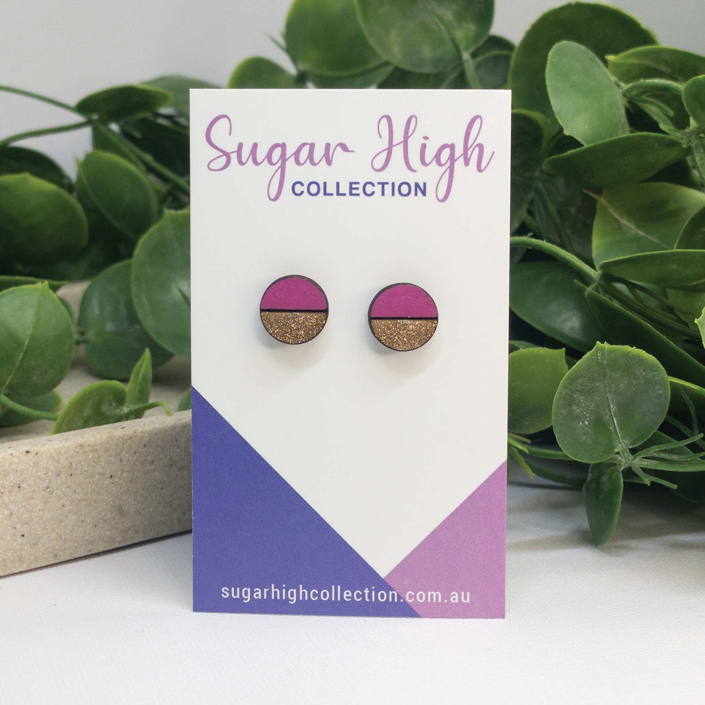 Moon Sparkle  | Statement Studs