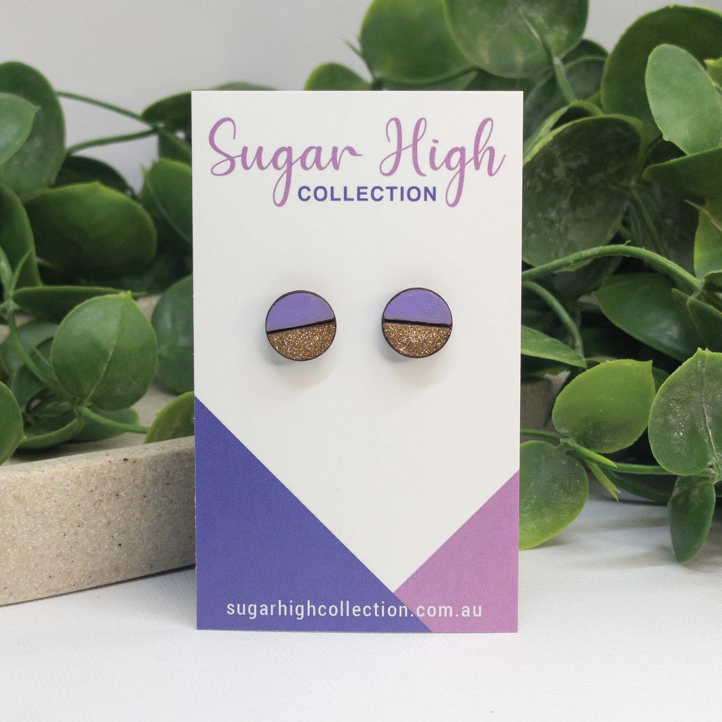 Moon Sparkle  | Statement Studs
