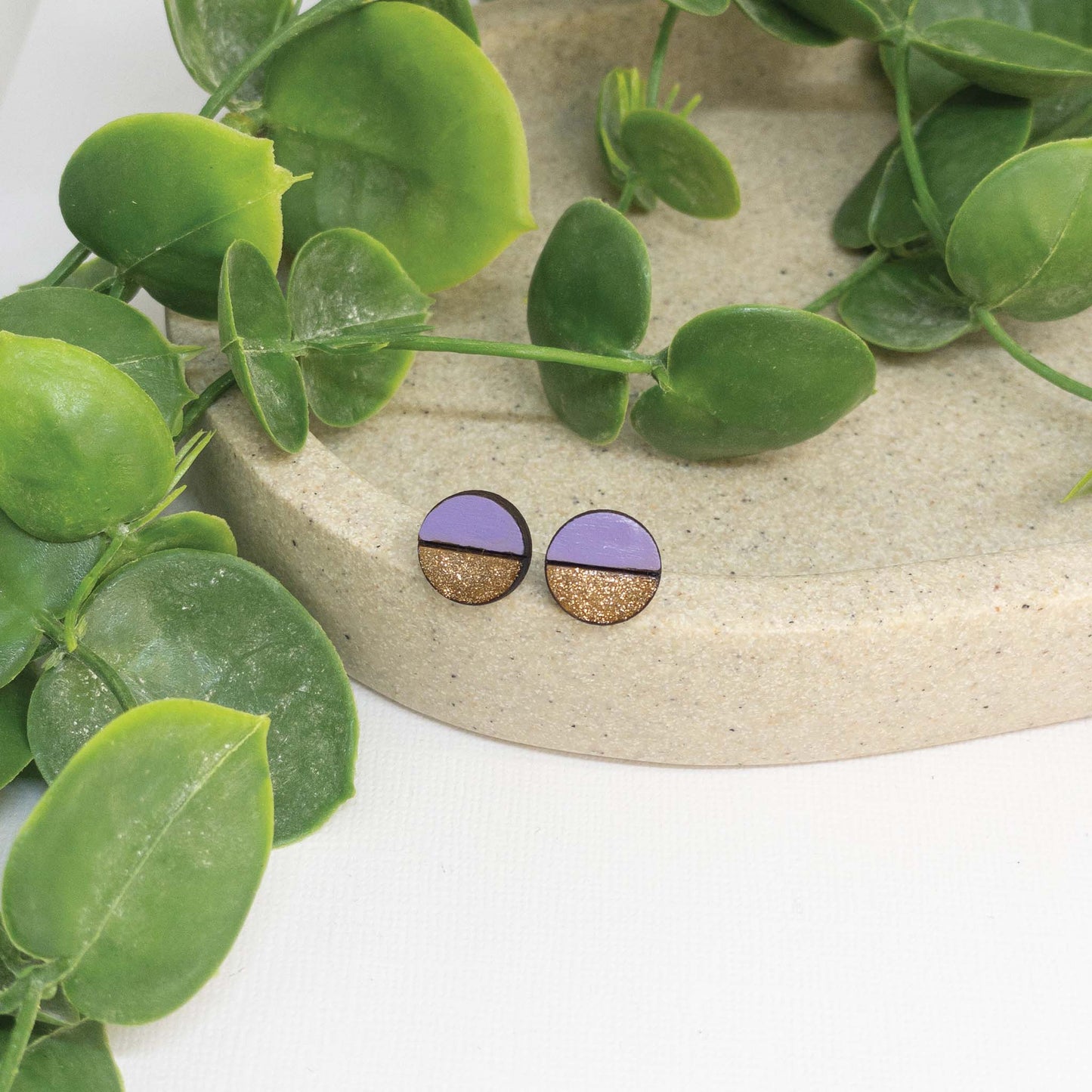 Moon Sparkle  | Statement Studs