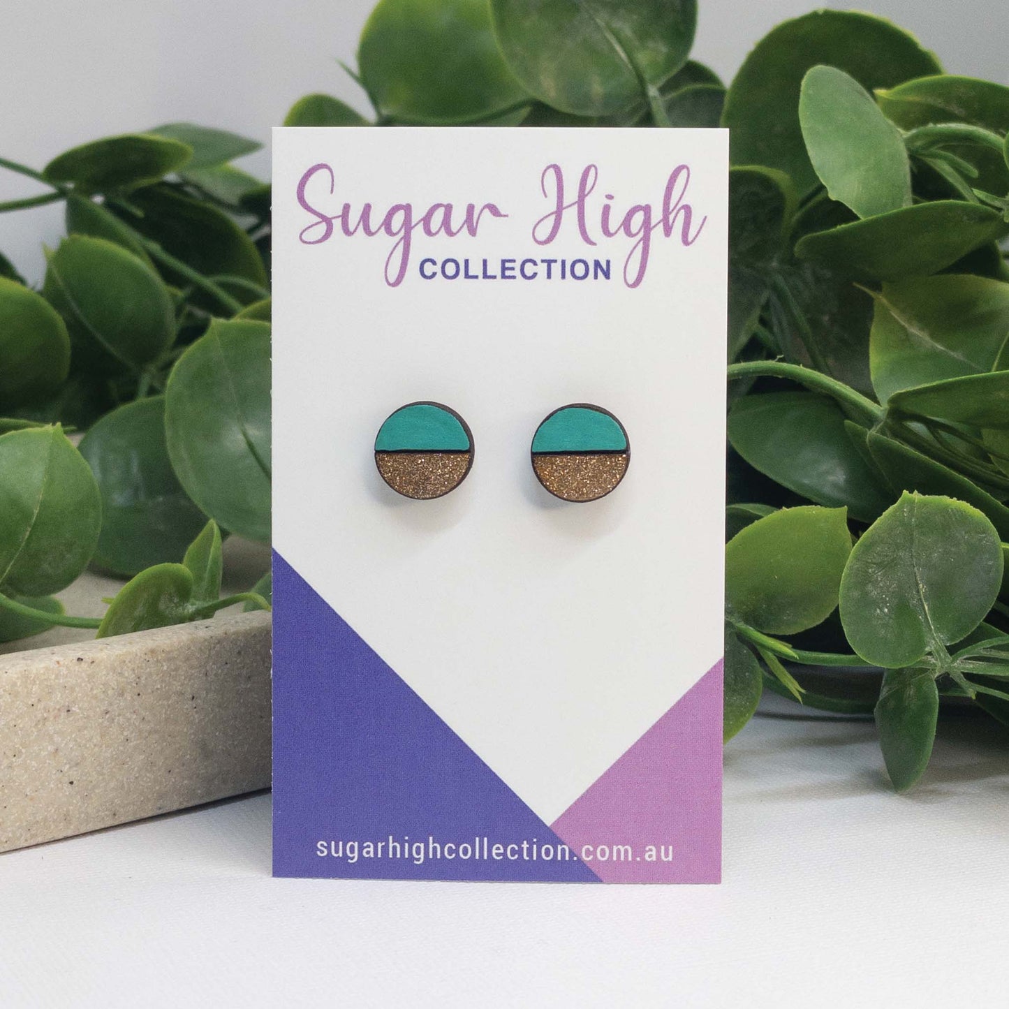 Moon Sparkle  | Statement Studs