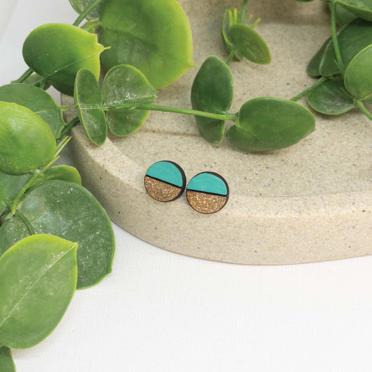 Moon Sparkle | Statement Studs
