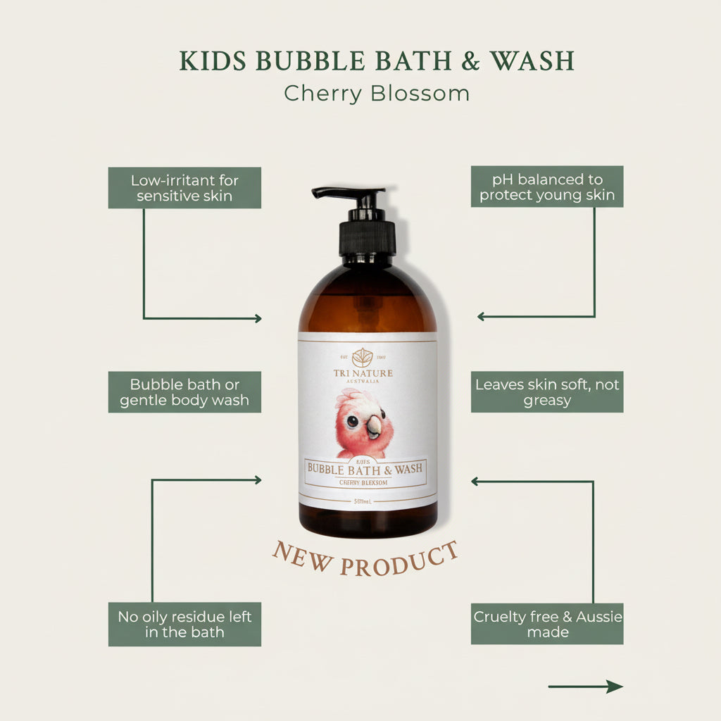 Kids Bubble Bath & Wash - Cherry Blossom