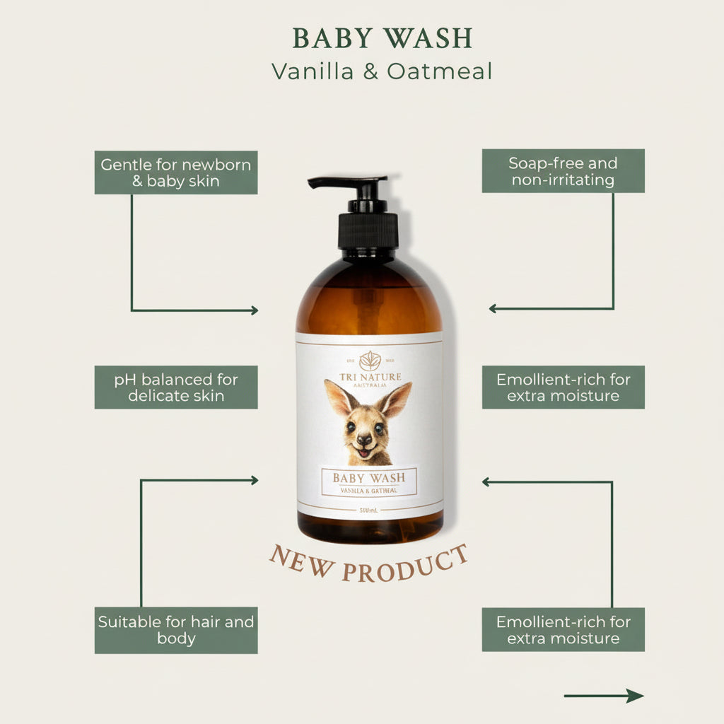 Baby Wash - Vanilla & Oatmeal