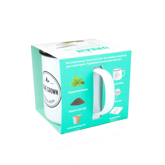 URBAN GREENS Grow Your Own Peppermint Tea Kit